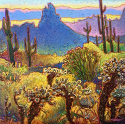 Pinnacle Peak | John Burrow | Painting-Exposures International Gallery of Fine Art - Sedona AZ