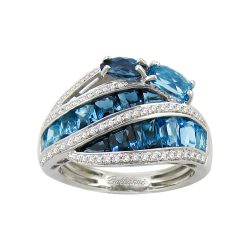 Capri Blue Topaz Ring | Bellarri | Jewelry-Exposures International Gallery of Fine Art - Sedona AZ