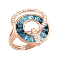 Malibu Blue Topaz Ring | Bellarri | Jewelry-Exposures International Gallery of Fine Art - Sedona AZ