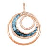 Malibu Wave Pendant Blue Topaz | Bellarri | Jewelry-Exposures International Gallery of Fine Art - Sedona AZ