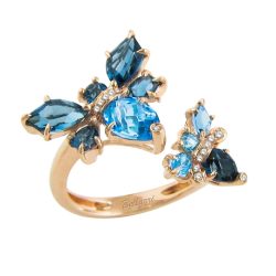 Queen Bee Mini Blue Topaz Ring | Bellarri | Jewelry-Exposures International Gallery of Fine Art - Sedona AZ