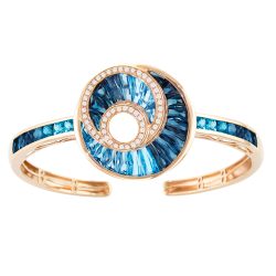 The Cove Blue Topaz Bangle | Bellarri | Jewelry-Exposures International Gallery of Fine Art - Sedona AZ