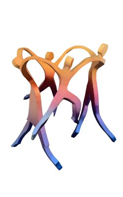 Dancing Family with Two Children | Boris Kramer | Sculpture-Exposures International Gallery of Fine Art - Sedona AZ