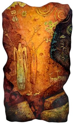 Seasonal Rain | Sandra Brestel | Painting-Exposures International Gallery of Fine Art - Sedona AZ