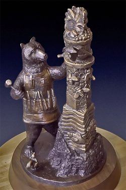 Bear's Totem | Reagan Word | Sculpture-Exposures International Gallery of Fine Art - Sedona AZ