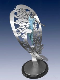 Letting Go | Reagan Word | Sculpture-Exposures International Gallery of Fine Art - Sedona AZ