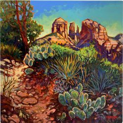 Cathedral Pathway | John Burrow | Painting-Exposures International Gallery of Fine Art - Sedona AZ