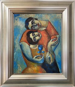 The Hug I | Yuroz | Painting-Exposures International Gallery of Fine Art - Sedona AZ