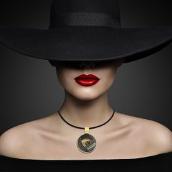 D131-Black Jade-Rutile-Hematite | Barbara Westwood | Jewelry-Exposures International Gallery of Fine Art - Sedona AZ