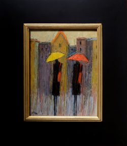Rain In The City #27 | September McGee | Painting-Exposures International Gallery of Fine Art - Sedona AZ
