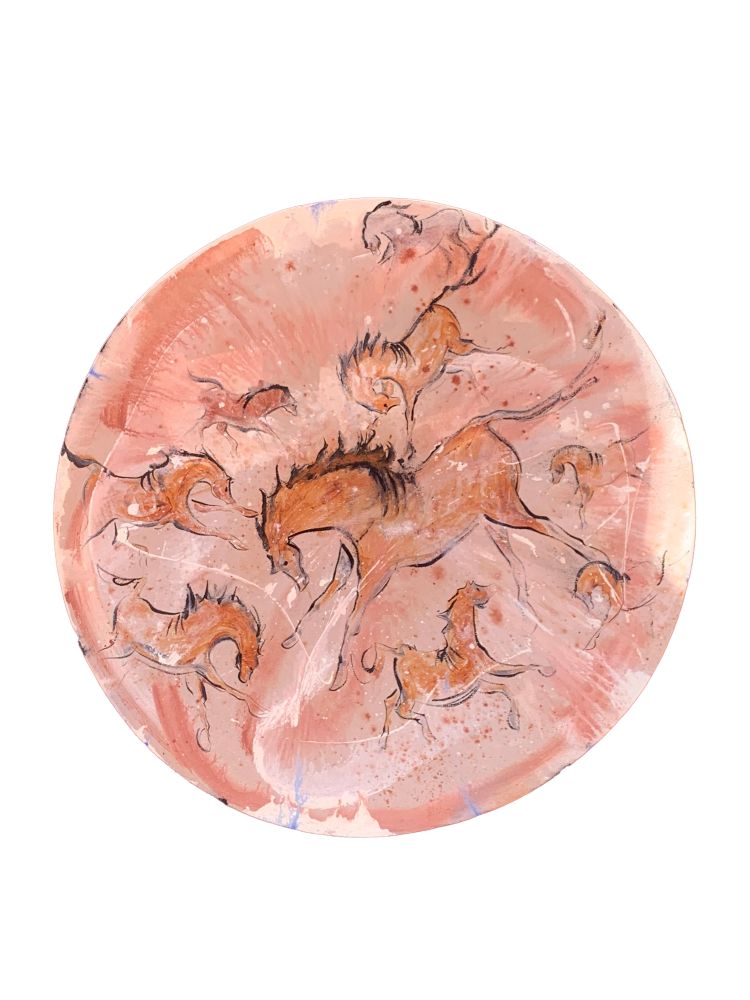 French Cave Horse Shield | Ethan Deuel | Wall Art-Exposures International Gallery of Fine Art - Sedona AZ