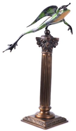 Hermes | Frogman | Sculpture-Exposures International Gallery of Fine Art - Sedona AZ