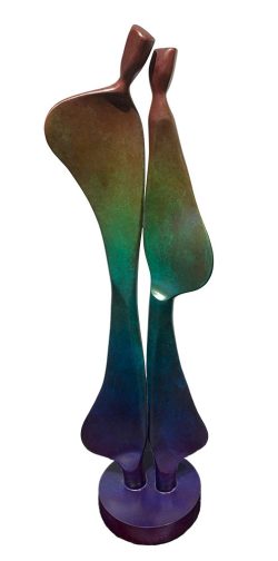 Quiet Encounter | Boris Kramer | Sculpture-Exposures International Gallery of Fine Art - Sedona AZ