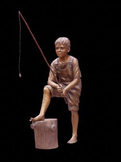 Gone Fishing | Susanne Vertel | Sculpture-Exposures International Gallery of Fine Art - Sedona AZ
