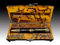 Gold Music Pen - #53 | Destin Casimiro | Sculpture-Exposures International Gallery of Fine Art - Sedona AZ