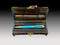 Southwest Turquoise Pen - #59 | Destin Casimiro | Sculpture-Exposures International Gallery of Fine Art - Sedona AZ