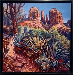 Cathedral Rock Trail | John Burrow | Painting-Exposures International Gallery of Fine Art - Sedona AZ