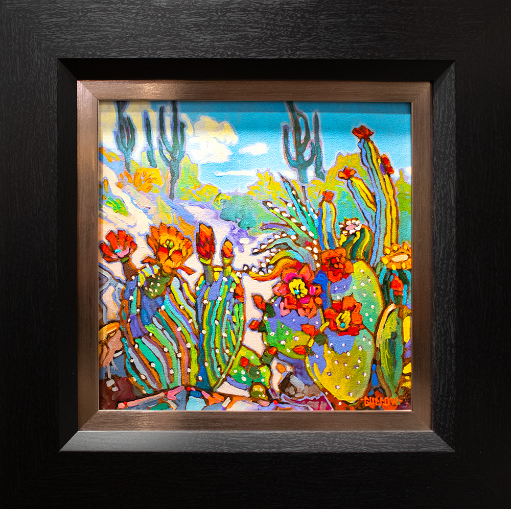 Colorful Roundabout | John Burrow | Painting-Exposures International Gallery of Fine Art - Sedona AZ