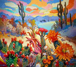 Desert Dreams | John Burrow | Painting-Exposures International Gallery of Fine Art - Sedona AZ