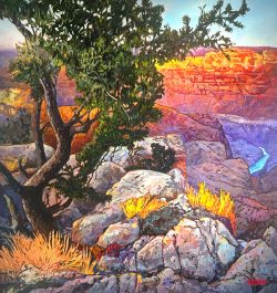 Grand Sunset | John Burrow | Painting-Exposures International Gallery of Fine Art - Sedona AZ