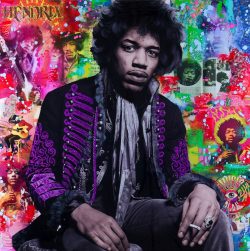 Jimi Hendrix - 8148 | DeVon | Wall Art-Exposures International Gallery of Fine Art - Sedona AZ