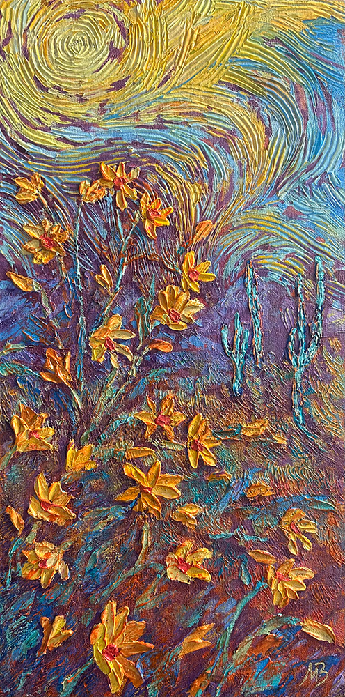 Rainbow in Bloom | Marietta Bajer | Painting-Exposures International Gallery of Fine Art - Sedona AZ