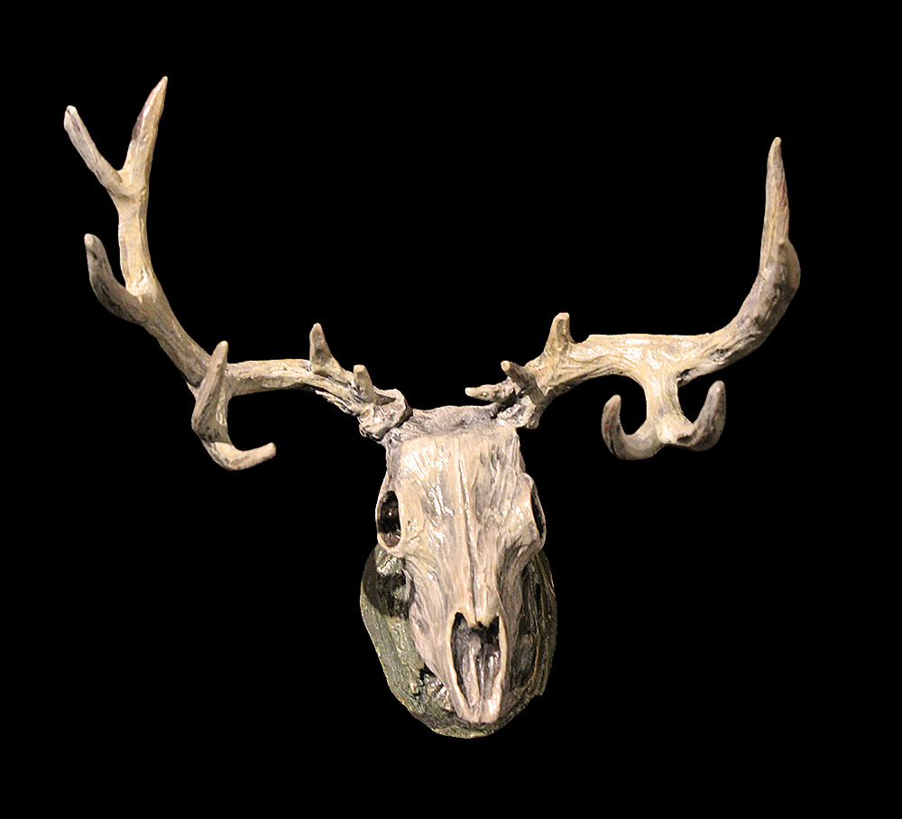 Mule Deer Skull | Diana Simpson | Sculpture-Exposures International Gallery of Fine Art - Sedona AZ