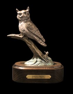Whoo's There | Diana Simpson | Sculpture-Exposures International Gallery of Fine Art - Sedona AZ