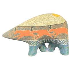 Cheyenne Stampede | Gene & Rebecca Tobey | Sculpture-Exposures International Gallery of Fine Art - Sedona AZ