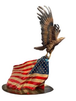 Ascending Courage II - Monument | Lorenzo & Laran Ghiglieri | Sculpture-Exposures International Gallery of Fine Art - Sedona AZ