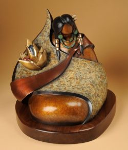 Gathering Cloth | Kim Obrzut | Sculpture-Exposures International Gallery of Fine Art - Sedona AZ