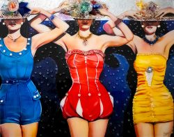 Boardwalk Beauties | Greg Creason | painting-Exposures International Gallery of Fine Art - Sedona AZ