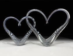 Banded Love Sculpture Pair | Scott Hartley | Sculpture-Exposures International Gallery of Fine Art - Sedona AZ