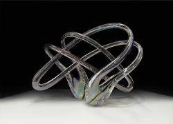 Dichroic Aurora Embrace - Rainbow | Scott Hartley | Sculpture-Exposures International Gallery of Fine Art - Sedona AZ