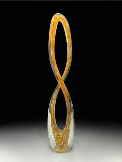 Painter's Eternity - Amber & White | Scott Hartley | Sculpture-Exposures International Gallery of Fine Art - Sedona AZ