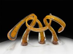 Painter's Triple Embrace - Amber | Scott Hartley | Sculpture-Exposures International Gallery of Fine Art - Sedona AZ