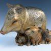 Wee Wee Wee are Family | John Maisano | Sculpture-Exposures International Gallery of Fine Art - Sedona AZ