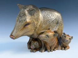 Wee Wee Wee are Family | John Maisano | Sculpture-Exposures International Gallery of Fine Art - Sedona AZ