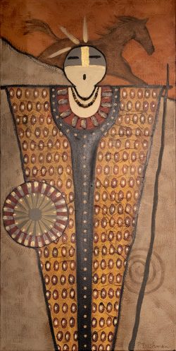 Shaman Warrior | Penelope Bushman | Painting-Exposures International Gallery of Fine Art - Sedona AZ