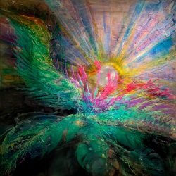 Tropical Moon | Lynn Demiurge | Wall Art-Exposures International Gallery of Fine Art - Sedona AZ