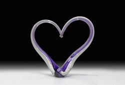 Small Love Sculpture - Purple | Scott Hartley | Sculpture-Exposures International Gallery of Fine Art - Sedona AZ
