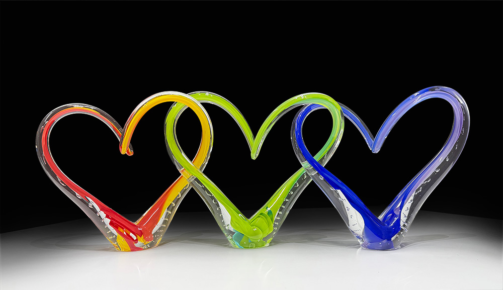 Small Love Wins - Neon | Scott Hartley | Sculpture-Exposures International Gallery of Fine Art - Sedona AZ