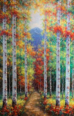 Distant Peak | Rodrigo | Painting-Exposures International Gallery of Fine Art - Sedona AZ