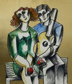 Waiting for the Answer | Yuroz | Painting-Exposures International Gallery of Fine Art - Sedona AZ