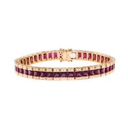 Eternal Love Rhodolite Bracelet | Bellarri | Jewelry-Exposures International Gallery of Fine Art - Sedona AZ