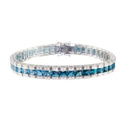 Eternal Love Blue Topaz Bracelet III | Bellarri | Jewelry-Exposures International Gallery of Fine Art - Sedona AZ