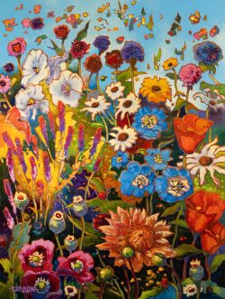 Happy Pattern | John Burrow | Painting-Exposures International Gallery of Fine Art - Sedona AZ