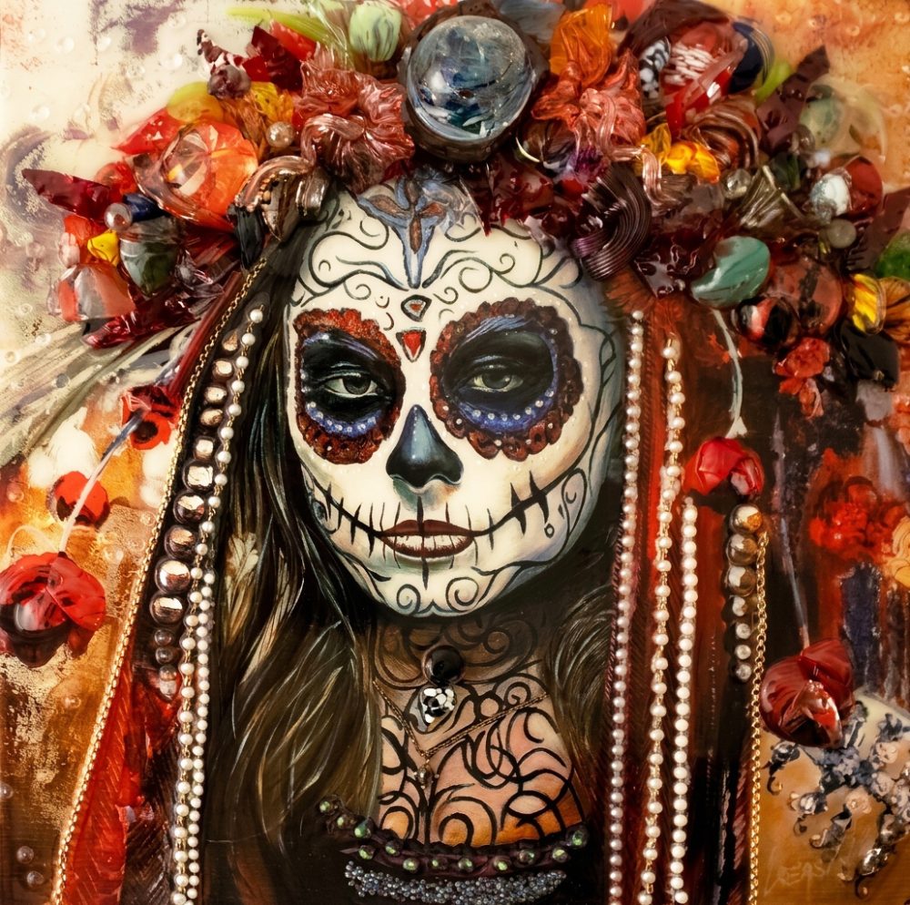 Sugar Skull III | Greg Creason | painting-Exposures International Gallery of Fine Art - Sedona AZ