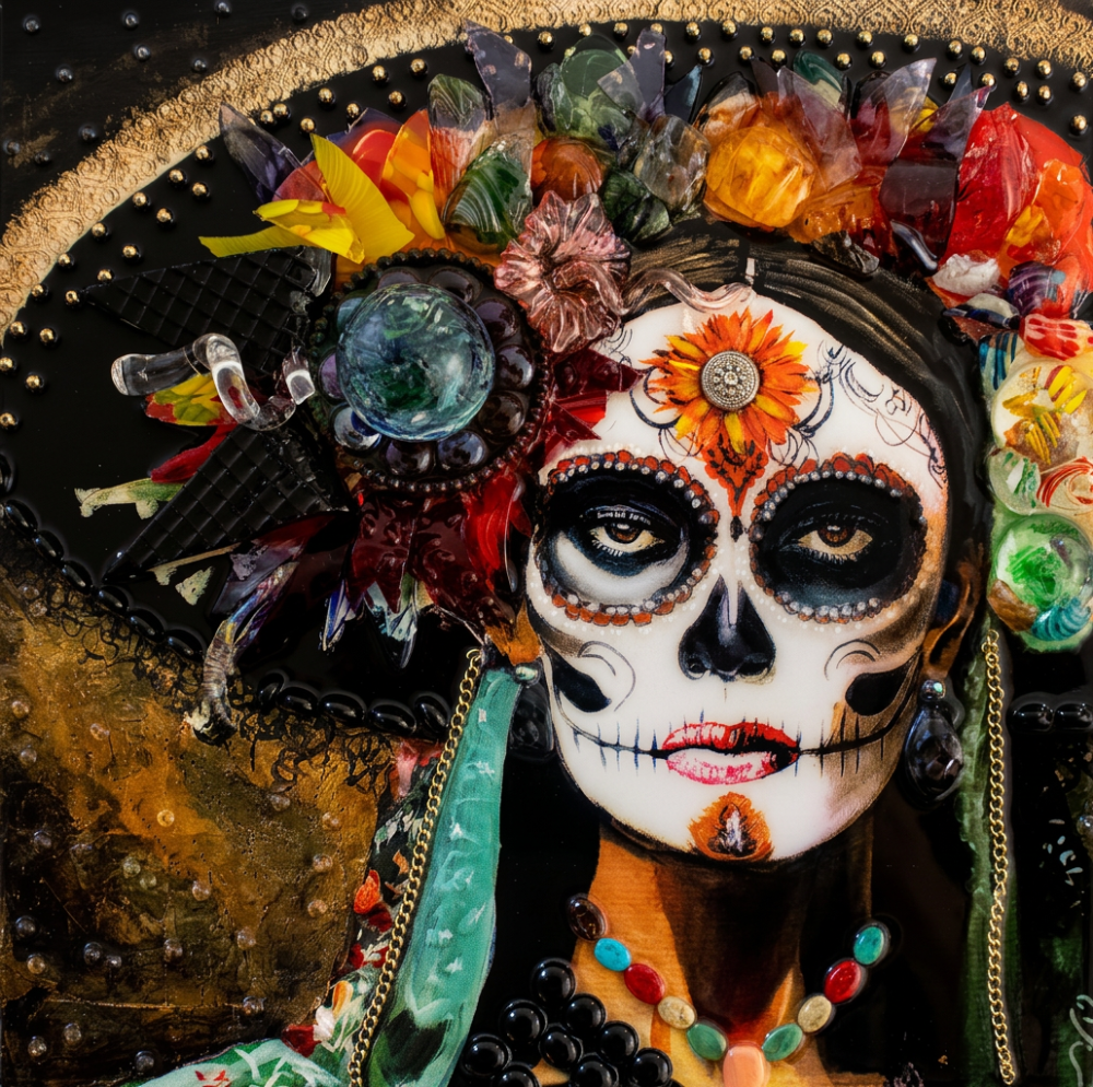 Sugar Skull IV | Greg Creason | painting-Exposures International Gallery of Fine Art - Sedona AZ
