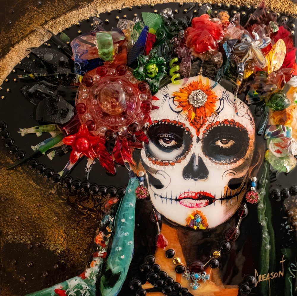 Sugar Skull IV | Greg Creason | painting-Exposures International Gallery of Fine Art - Sedona AZ